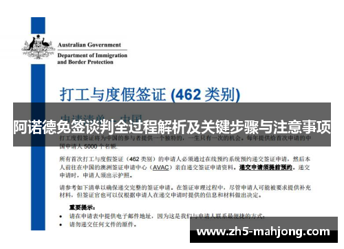 阿诺德免签谈判全过程解析及关键步骤与注意事项